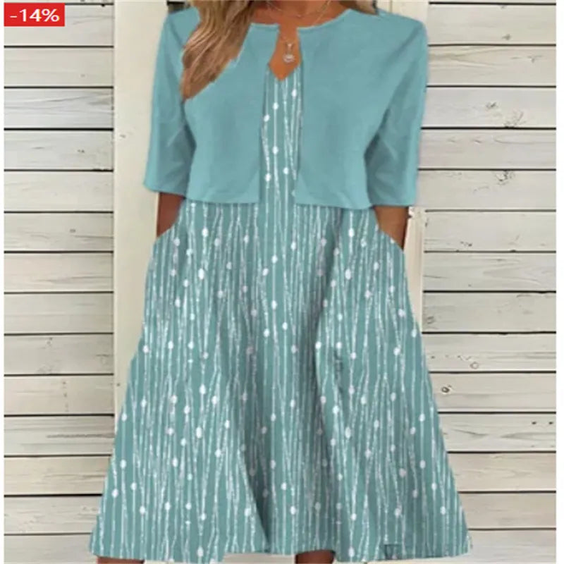 Emrisa – Elegant Floral Midi Co-Ord Set