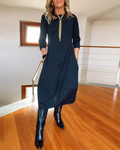 Bella | Elegant Dress with Handmade Details