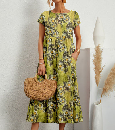 Indigo | Elegant Floral Dress