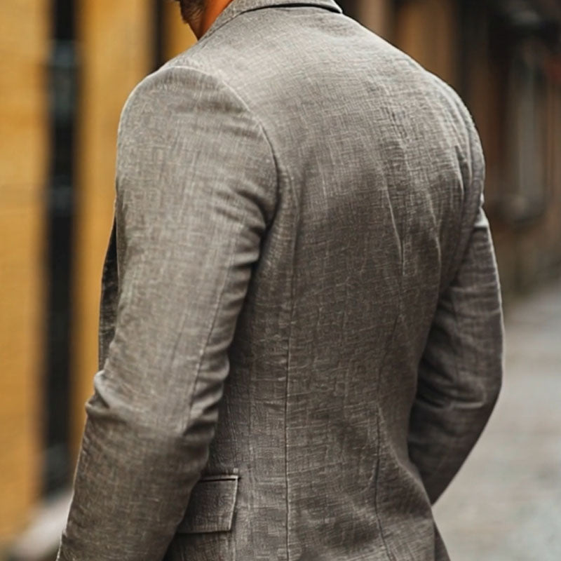 Men's Casual Notch Lapel Single-breasted Slim-fit Blazer