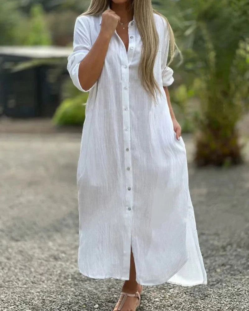 Eleanor | Comfy Italian Cotton Dress