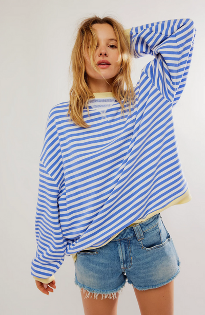 Emma – Oversized Striped Sweater