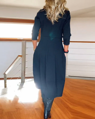 Bella | Elegant Dress with Handmade Details