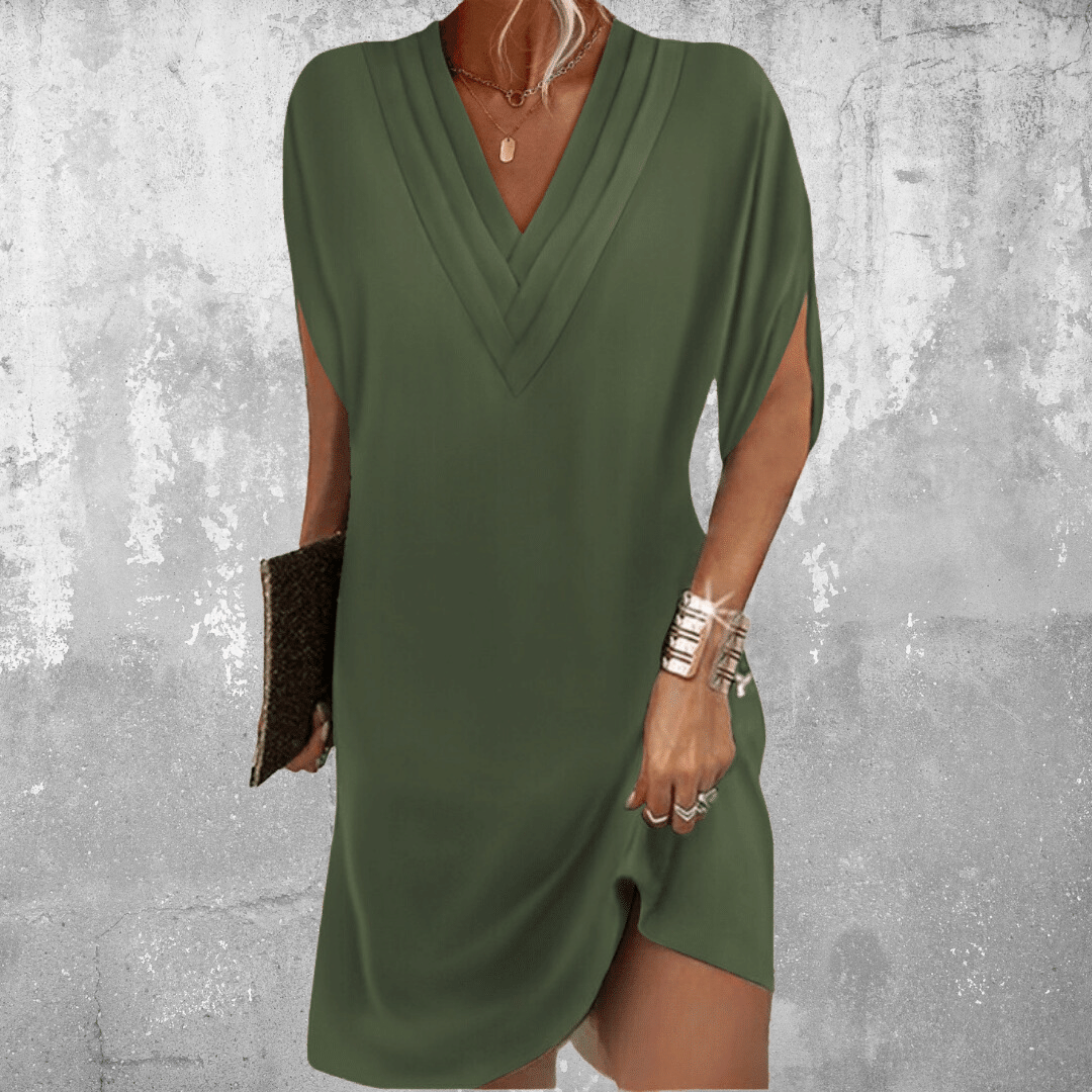 Orlina | Elegant Dress with Belly Coverage
