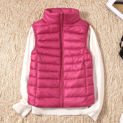 Charlotte – New Waterproof Vest with White Duck Down