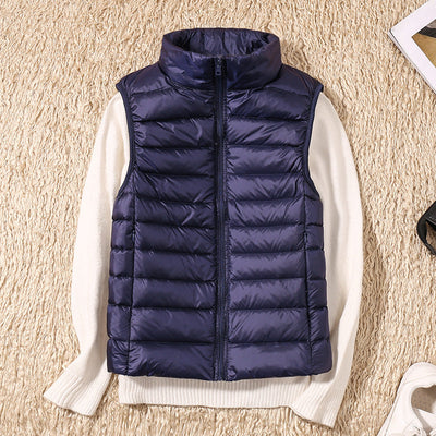 Charlotte – New Waterproof Vest with White Duck Down