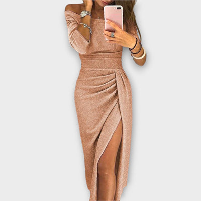 Amelia | Elegant Off-Shoulder Dress