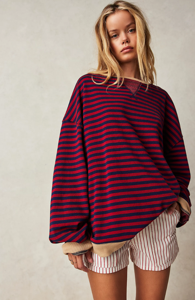 Emma – Oversized Striped Sweater