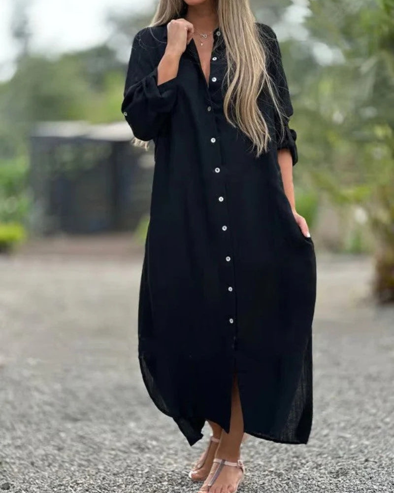 Eleanor | Comfy Italian Cotton Dress