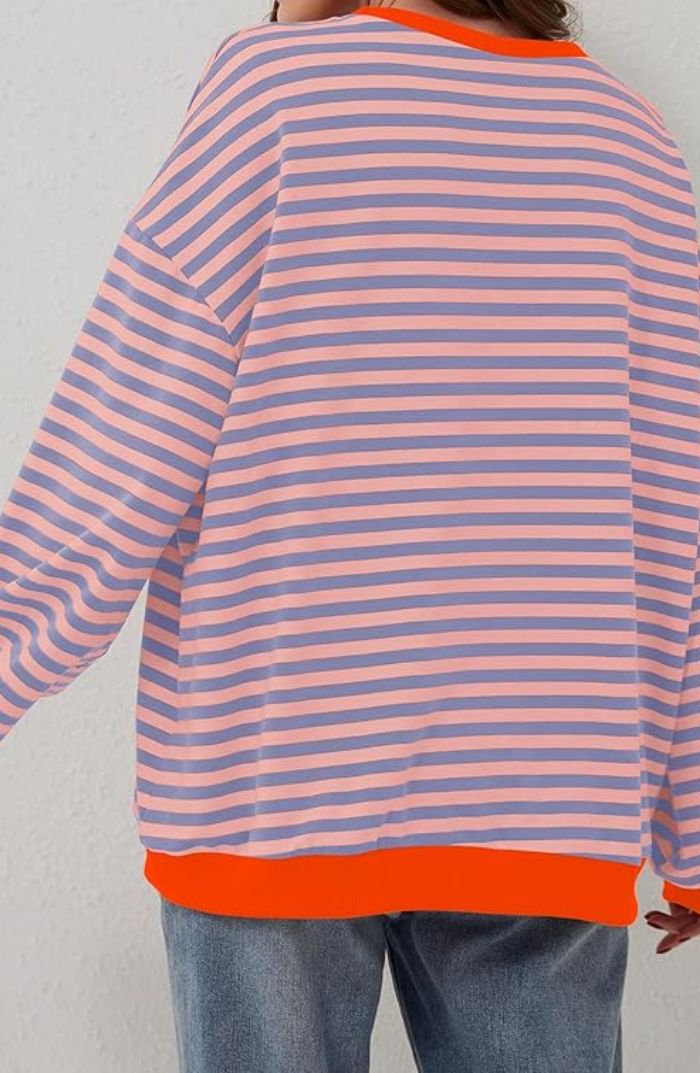 Emma – Oversized Striped Sweater