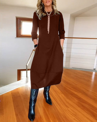 Bella | Elegant Dress with Handmade Details