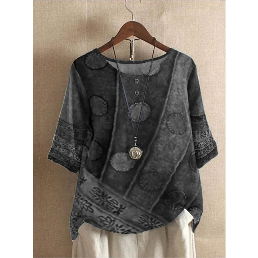 Sloane | Comfortable Colorful Top with Half Sleeves