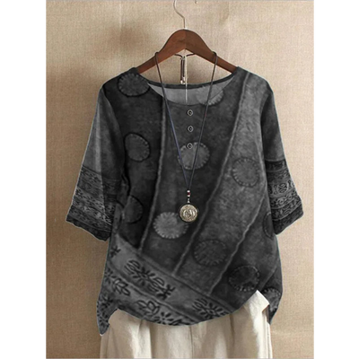 Sloane | Comfortable Colorful Top with Half Sleeves