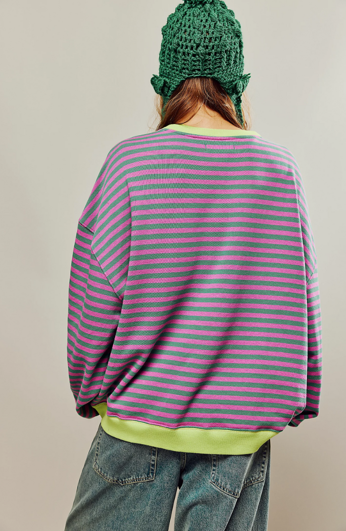 Emma – Oversized Striped Sweater