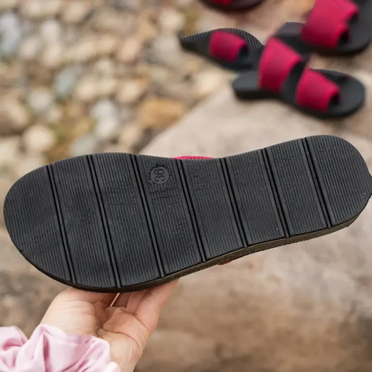 Ellie | Perforated Mesh Sandals
