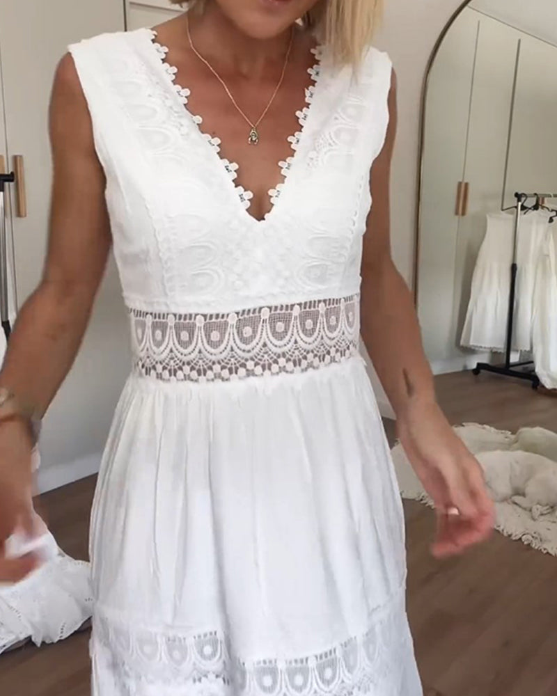 Amelith - White Lace Dress SALE