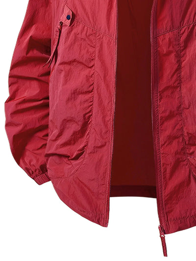 Delilah | Outdoor Waterproof Windbreaker Jacket with Adjustable Hood