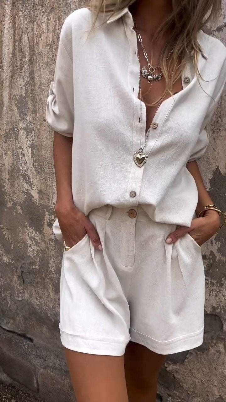 Sophie | Stylish Cotton-Linen Set