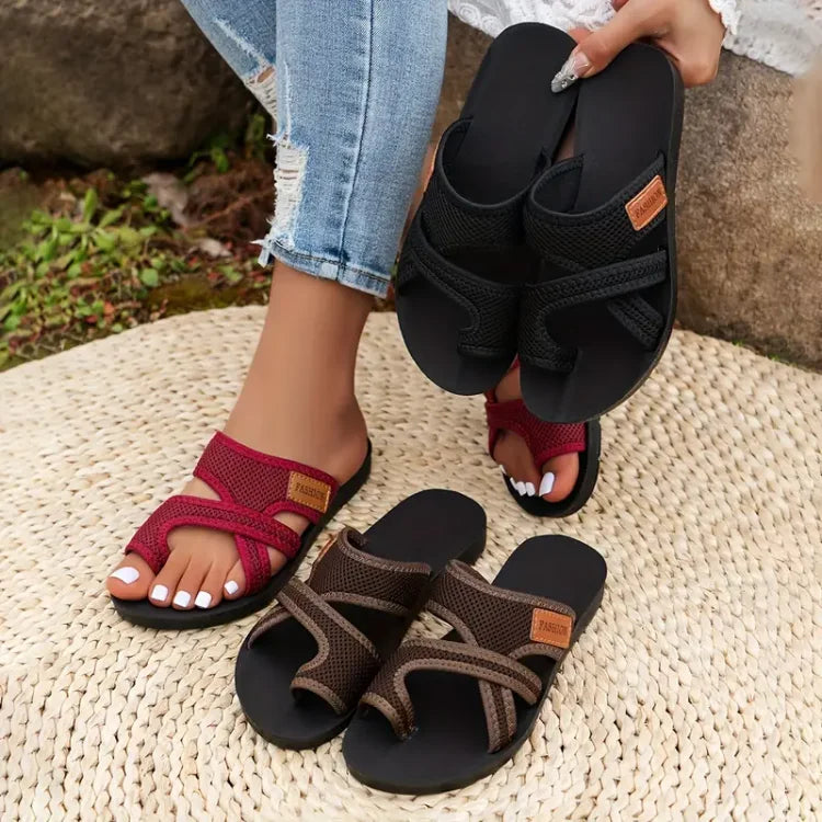 Ellie | Perforated Mesh Sandals