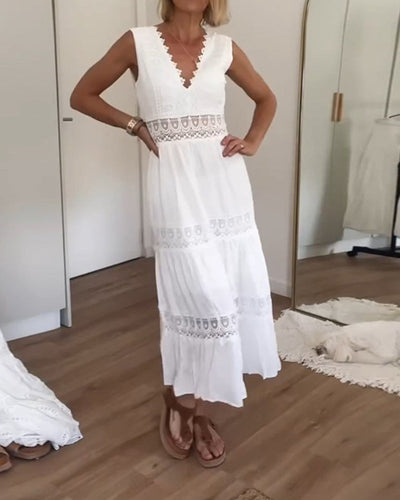 Amelith - White Lace Dress SALE