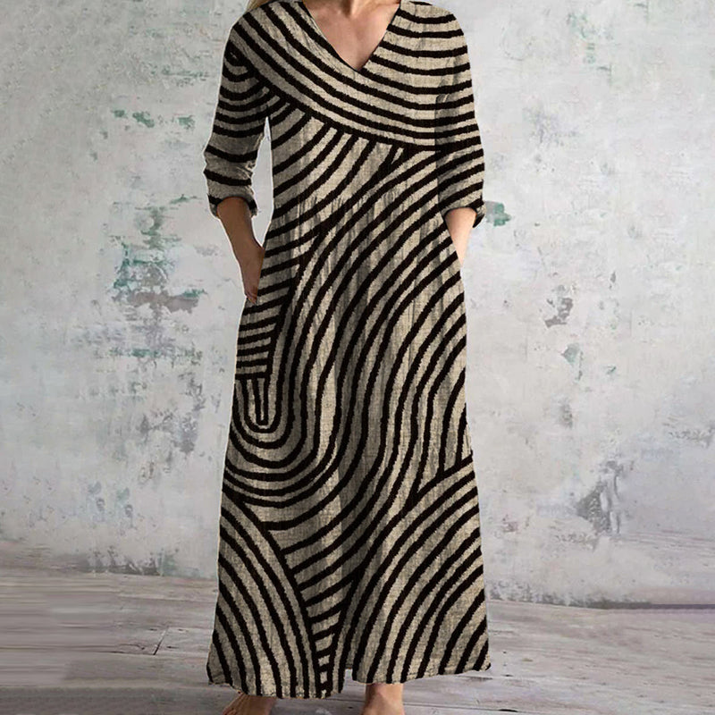 Ruby | Vintage Striped Dress