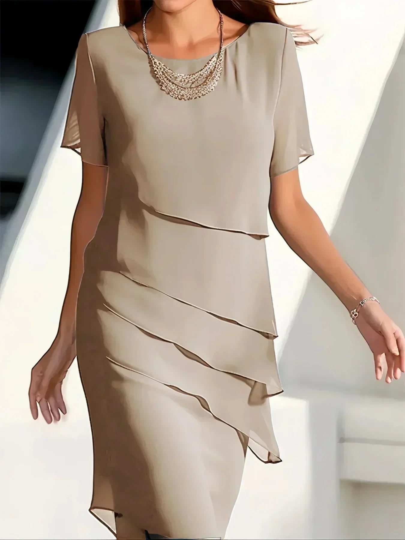 Paesyn | Light and Elegant Midi Dress for Spring