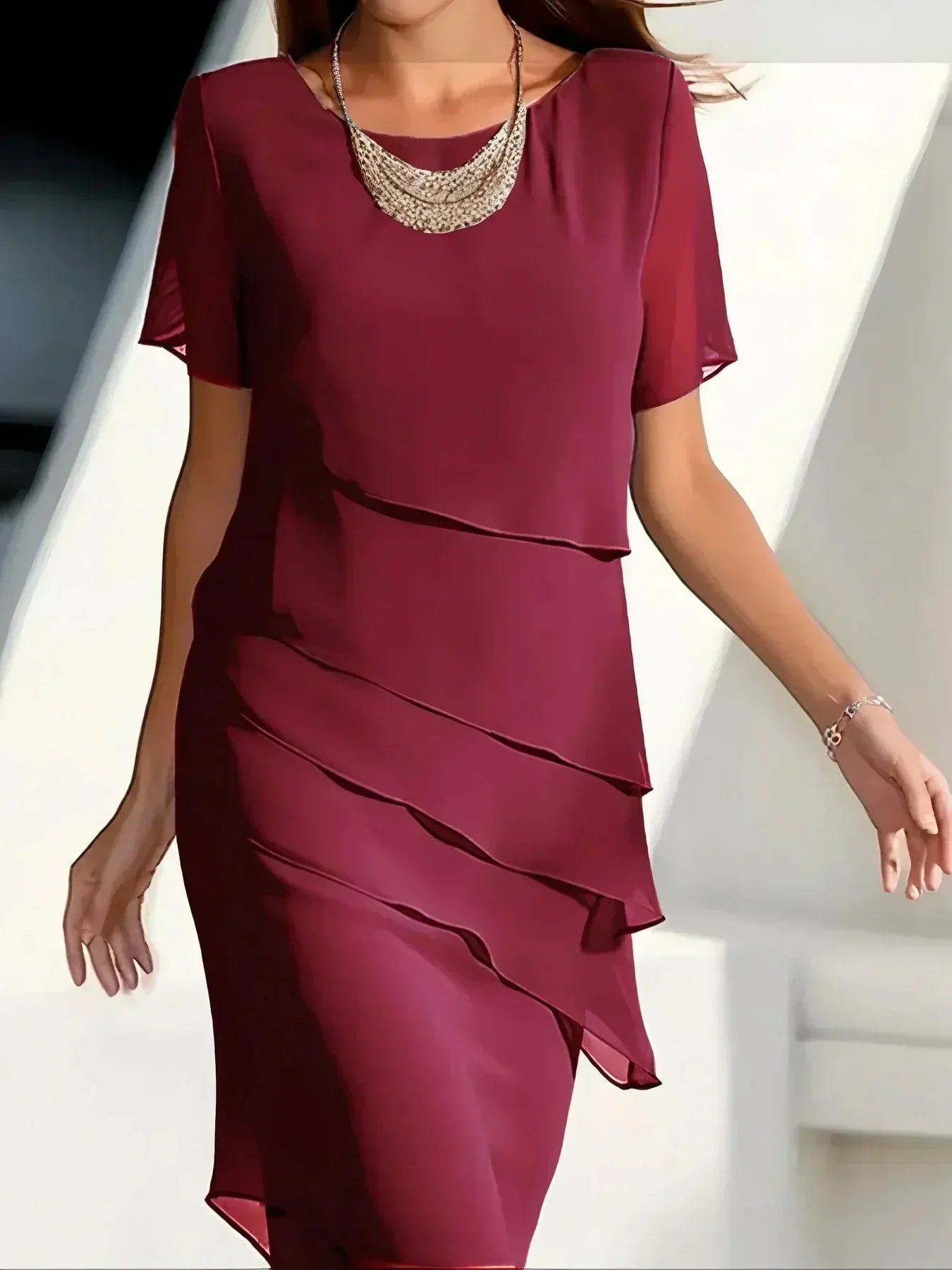 Paesyn | Light and Elegant Midi Dress for Spring