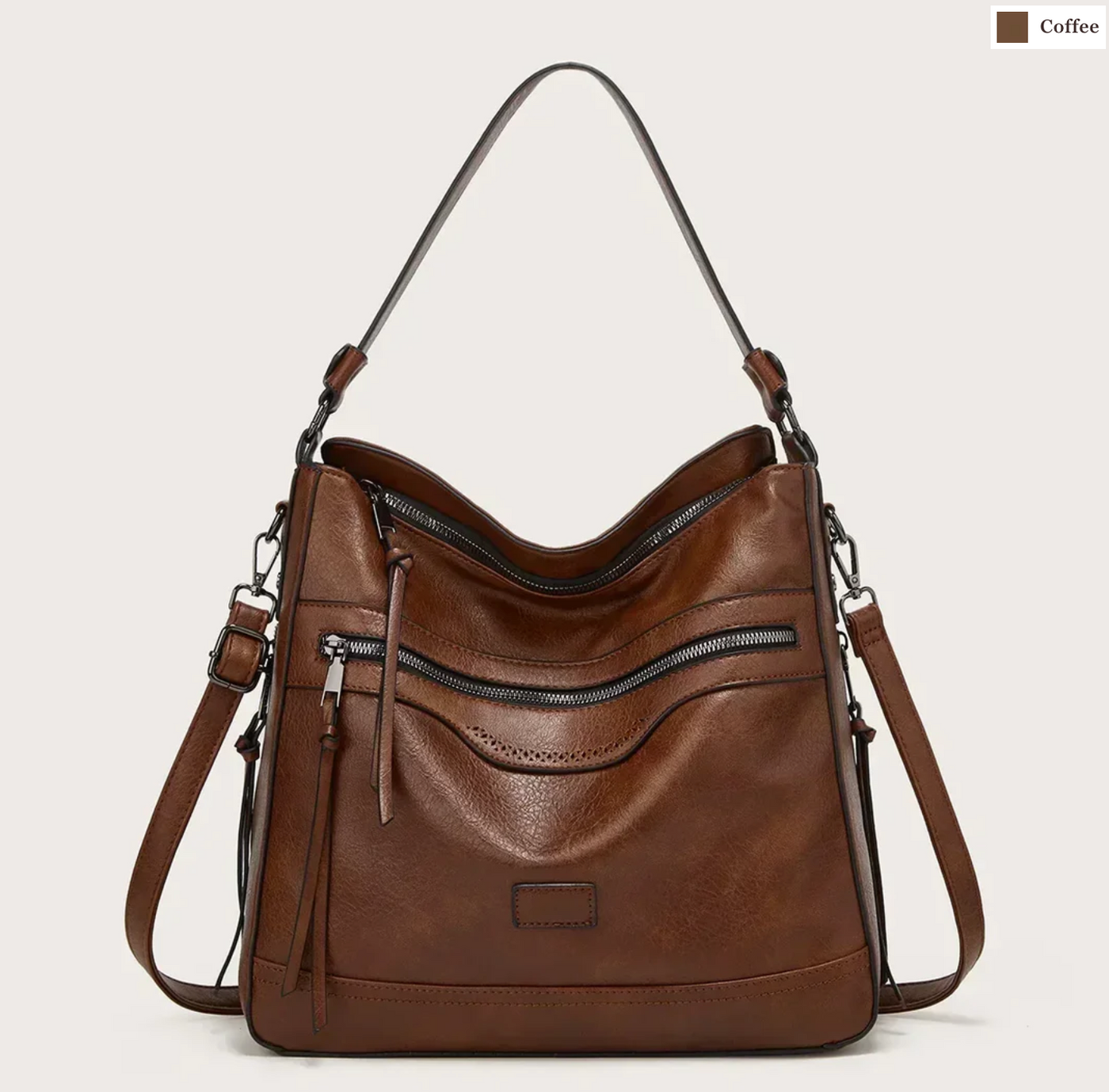 Stella – Vintage Charm Leather Shoulder Bag