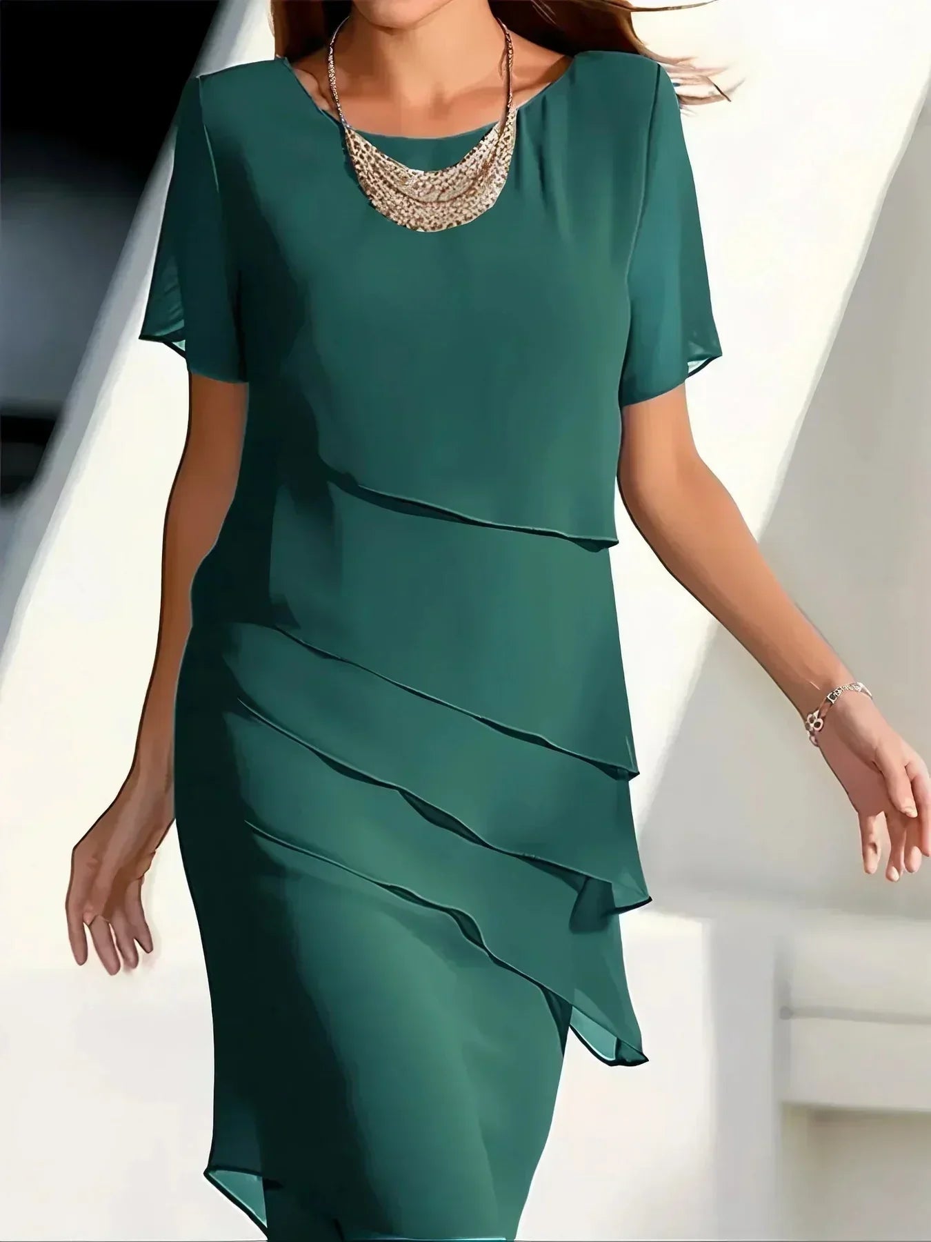 Paesyn | Light and Elegant Midi Dress for Spring