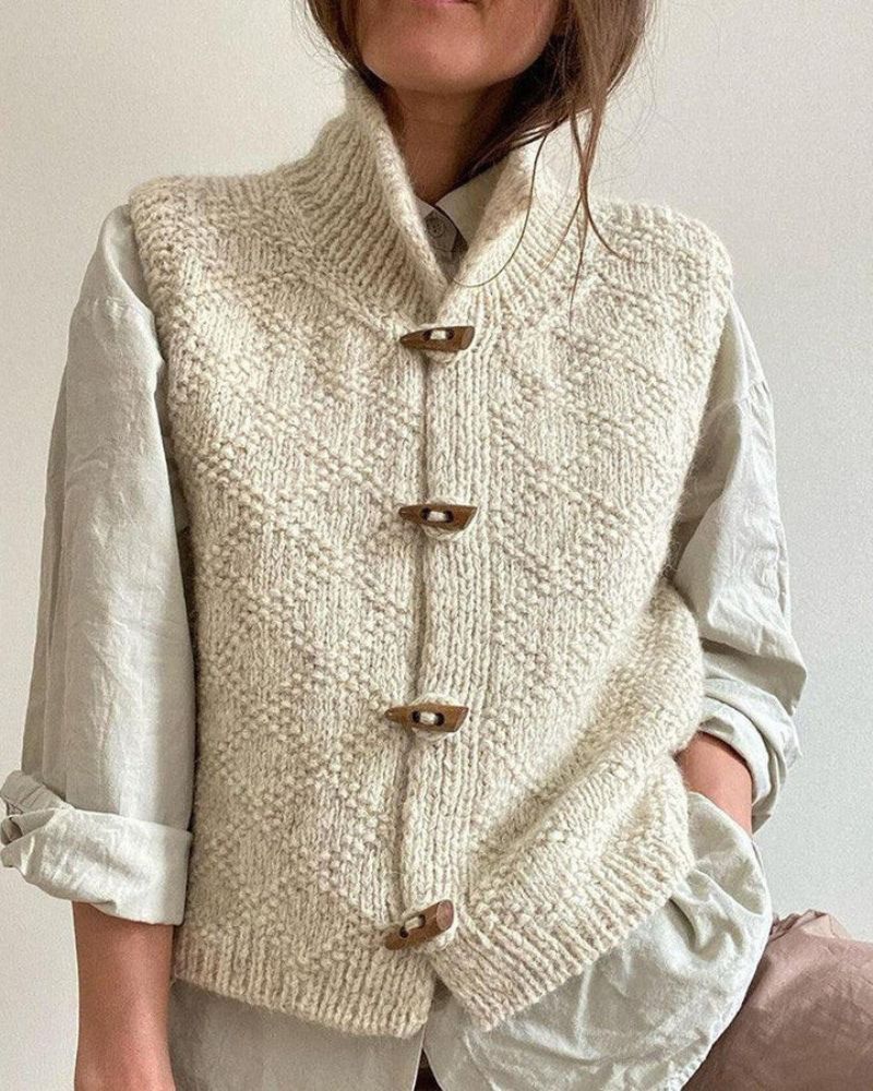 Liam – Sophisticated Sleeveless Knit Vest