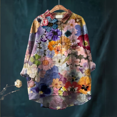 Skylar | Blouse with Romantic Floral Print