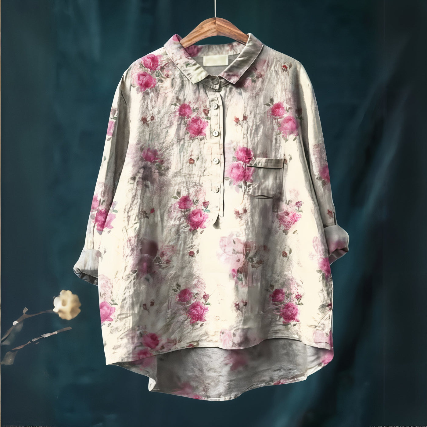 Skylar | Blouse with Romantic Floral Print