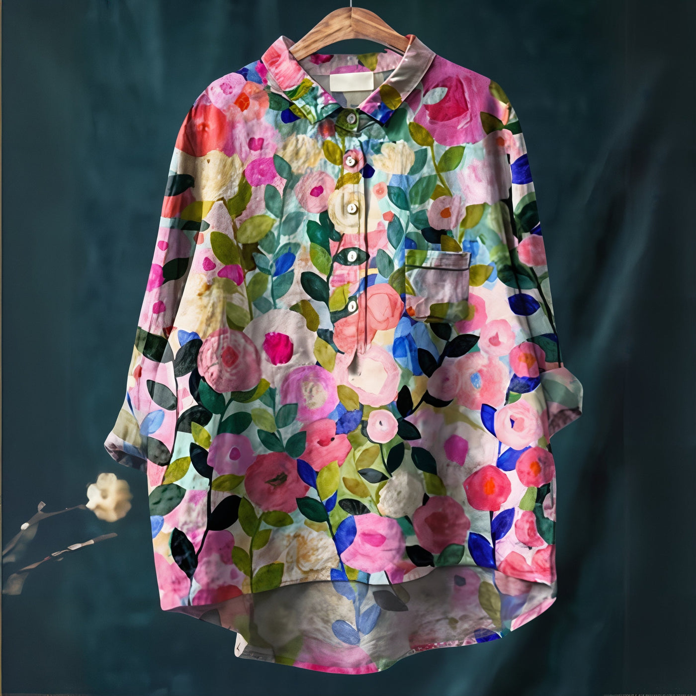 Skylar | Blouse with Romantic Floral Print