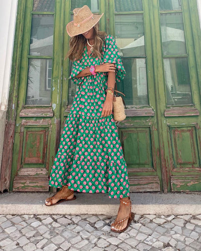 Leah | Bohemian Long DresS