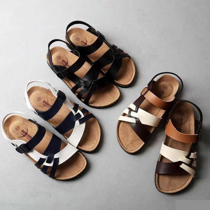 James - Faux Leather Comfortable Outdoor Sandals