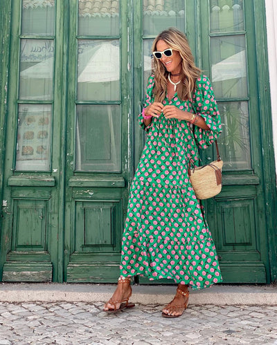 Leah | Bohemian Long DresS