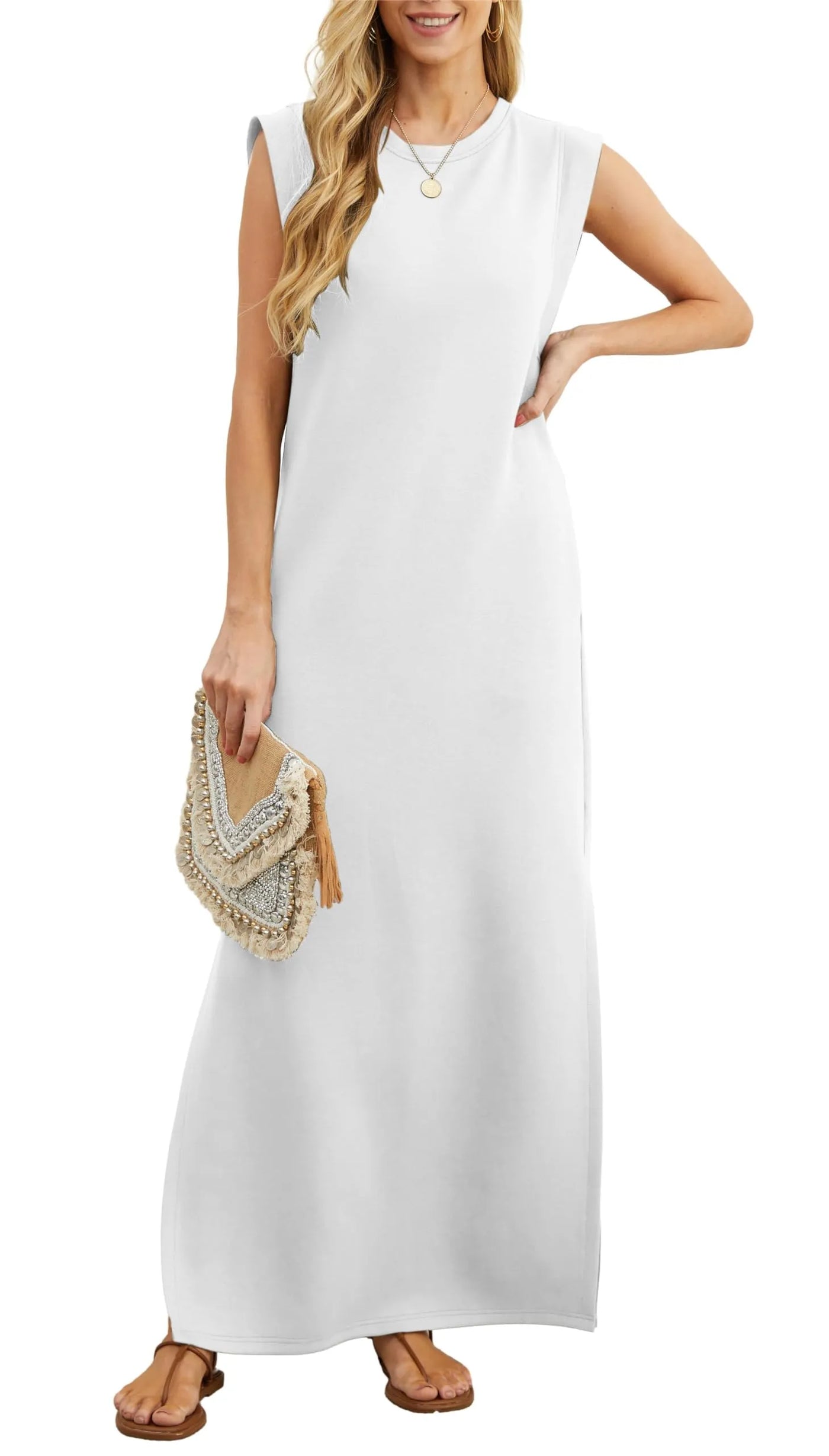 Piper | Relaxed Fit Split Maxi Dress