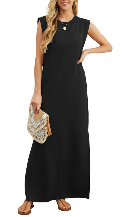 Piper | Relaxed Fit Split Maxi Dress