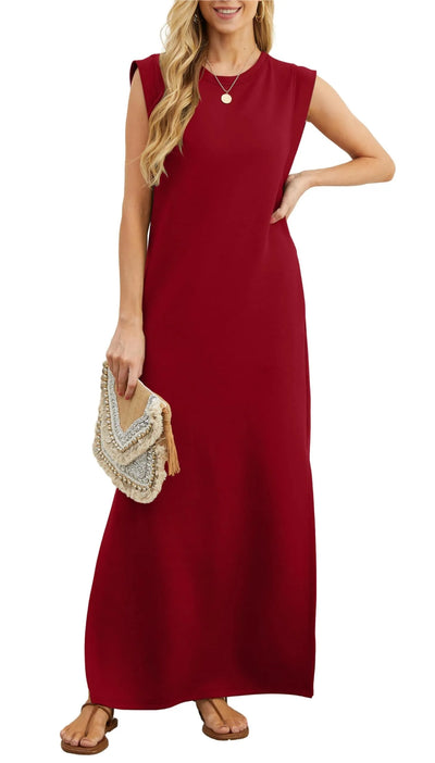 Piper | Relaxed Fit Split Maxi Dress