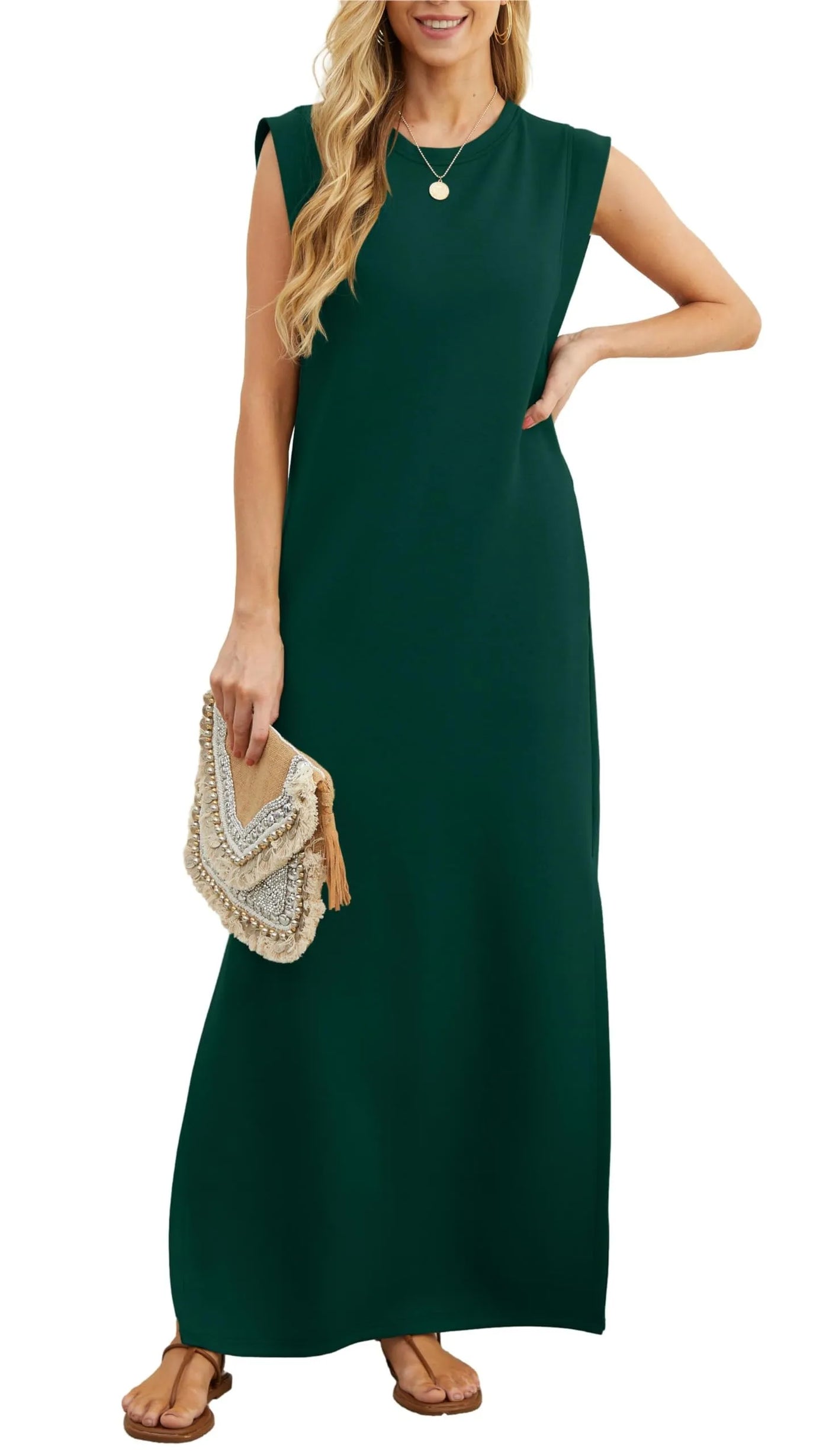 Piper | Relaxed Fit Split Maxi Dress