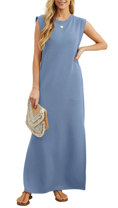 Piper | Relaxed Fit Split Maxi Dress