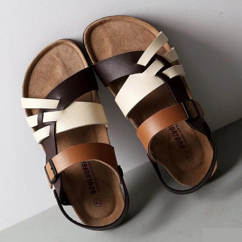 James - Faux Leather Comfortable Outdoor Sandals