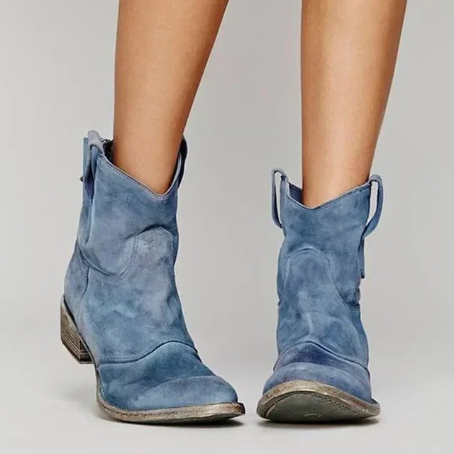 Violet | Vintage Western Ankle Boots