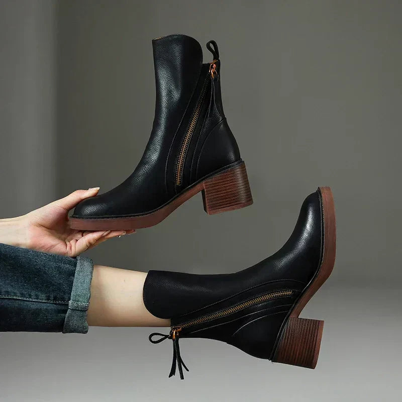 Alice | Leather Ankle Boots
