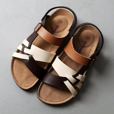 James - Faux Leather Comfortable Outdoor Sandals