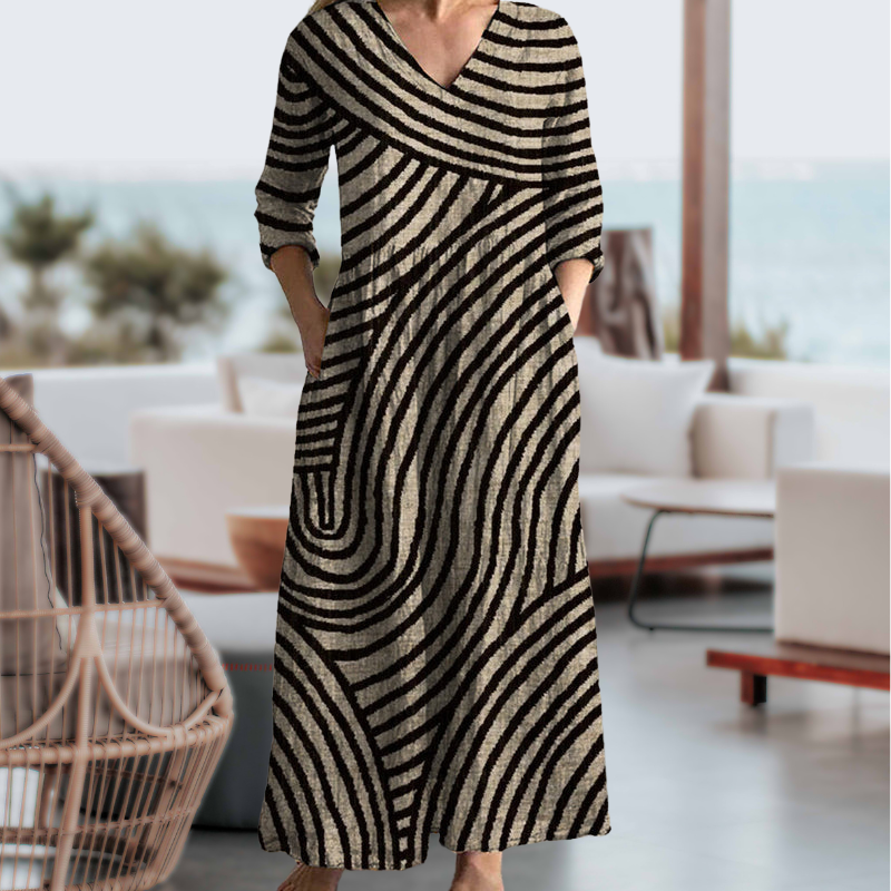 Ruby | Vintage Striped Dress