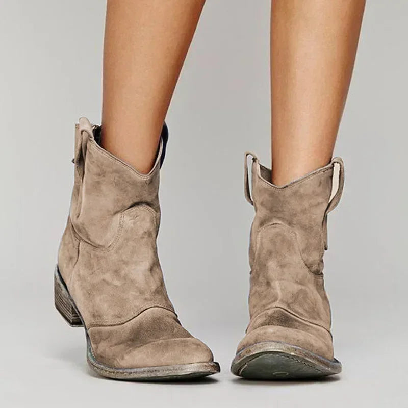 Violet | Vintage Western Ankle Boots