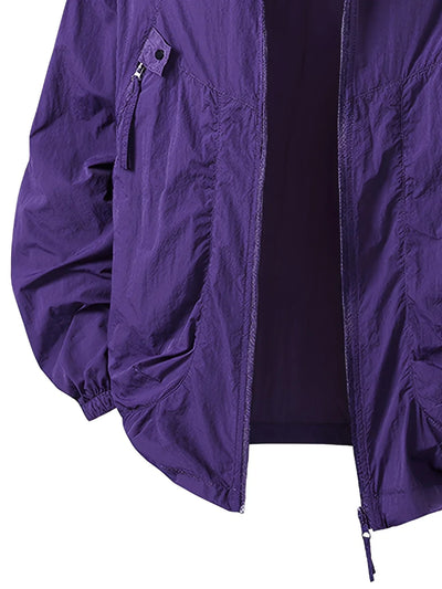 Delilah | Outdoor Waterproof Windbreaker Jacket with Adjustable Hood