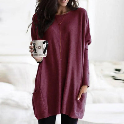 Claire - Long Sleeve Dress with Pockets