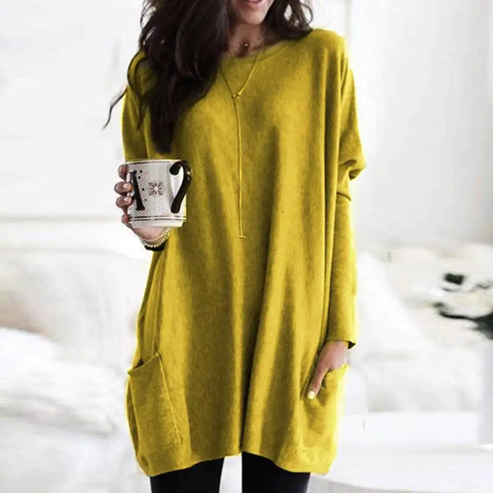 Claire - Long Sleeve Dress with Pockets